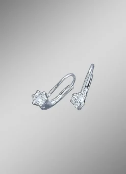 Diamant-Ohrringe mit 2 Brillanten