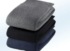 Dreierpack Kniestrümpfe, uni bunt