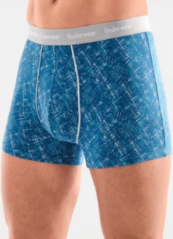 Dreierpack Pants mit Alloverdruck