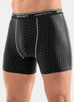 Dreierpack Pants mit Alloverdessin