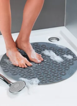Duschmatte mit Fußreflexzonenmassagenoppen