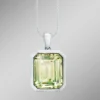 Effektvoller Anhänger mit echt grünem Amethyst