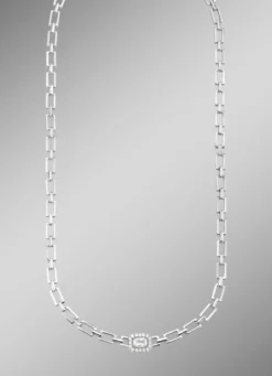 Elegante Halskette mit synth. Zirkonia