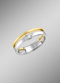 Eleganter Damenring mit Brillant