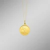 Eleganter Madonna-Anhänger aus Gold 585/- fein