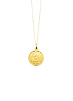Eleganter Madonna-Anhänger aus Gold 585/- fein