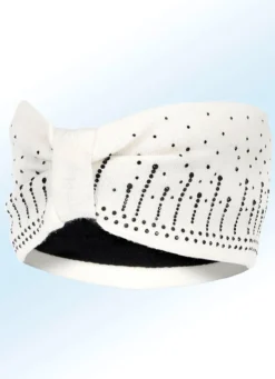 Elegantes Damen-Stirnband, mit Glitzer-Applikationen