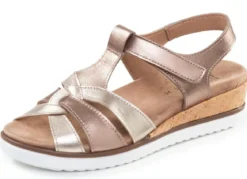 ELENA EDEN, bequeme Damen-Sandalen, Weite H, mit herausnehmbarem Fußbett