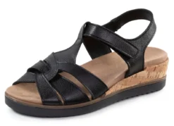 ELENA EDEN, bequeme Damen-Sandalen, Weite H, mit herausnehmbarem Fußbett
