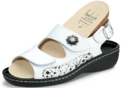 ELENA EDEN, bequeme Damen-Sandalen, Weite H, mit herausnehmbarem Fußbett