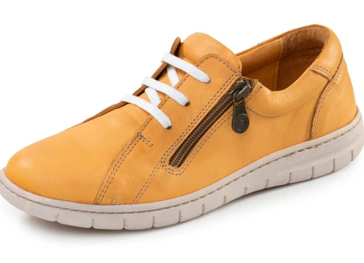 ELENA EDEN, bequeme Damen-Schnürschuhe, Weite G, mit herausnehmbarem Fußbett
