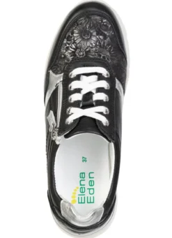 ELENA EDEN, bequeme Damen-Sneaker, Weite H, mit herausnehmbarem Fußbett