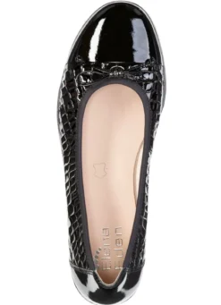 ELENA EDEN, elegante Damen-Ballerinas, Weite G, mit Gummizug