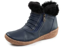 ELENA EDEN, gefütterte Damen-Boots, Winterschuhe, Weite G, mit herausnehmbarem Fußbett