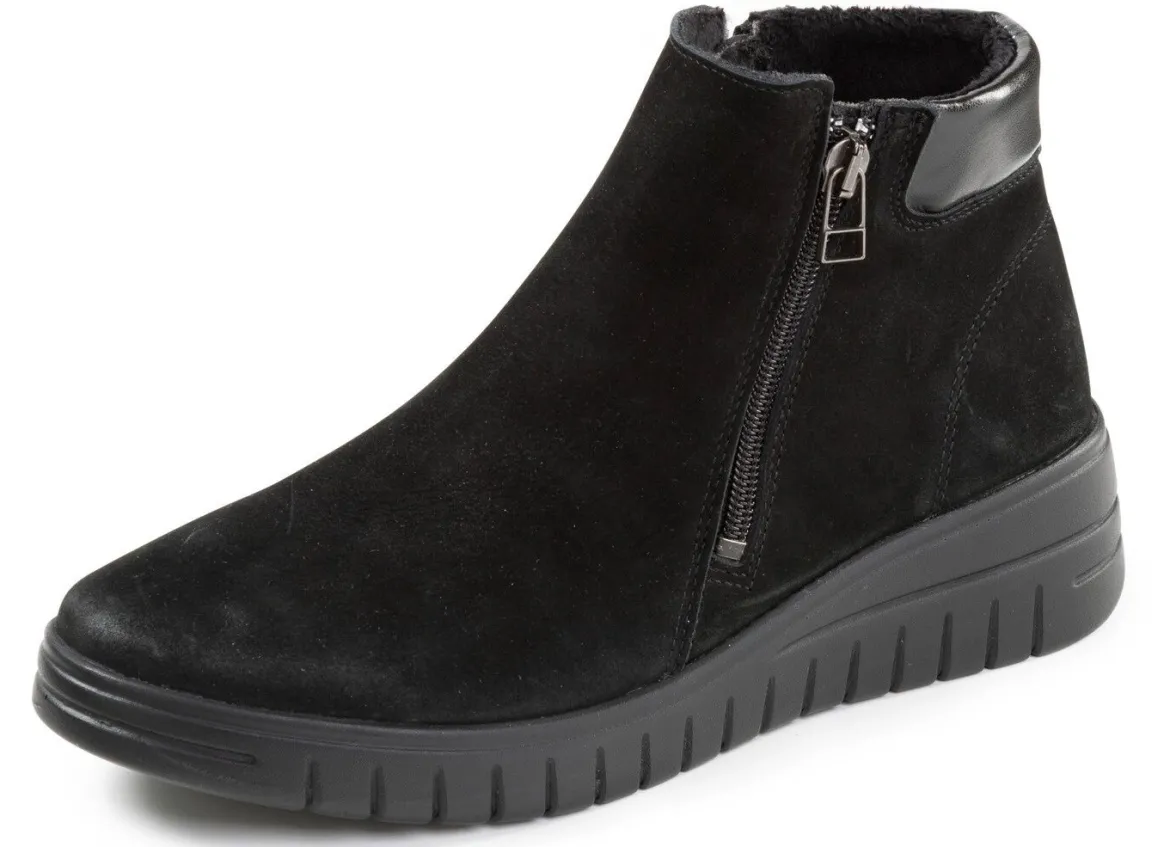 ELENA EDEN, gefütterte Damen-Stiefeletten, Winterschuhe, Weite H, mit herausnehmbarem Fußbett