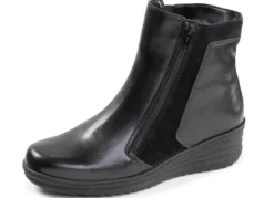 ELENA EDEN, gefütterte Damen-Stiefeletten, Winterschuhe, Weite H, mit Lammfell