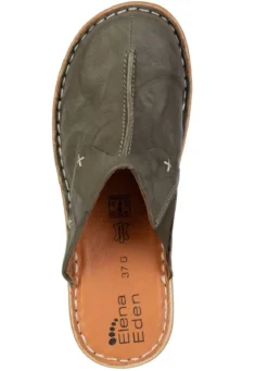 ELENA EDEN, klassische Damen-Clogs, Weite G, mit Gummizug