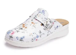 ELENA EDEN, klassische Damen-Clogs, Weite H, mit herausnehmbarem Fußbett