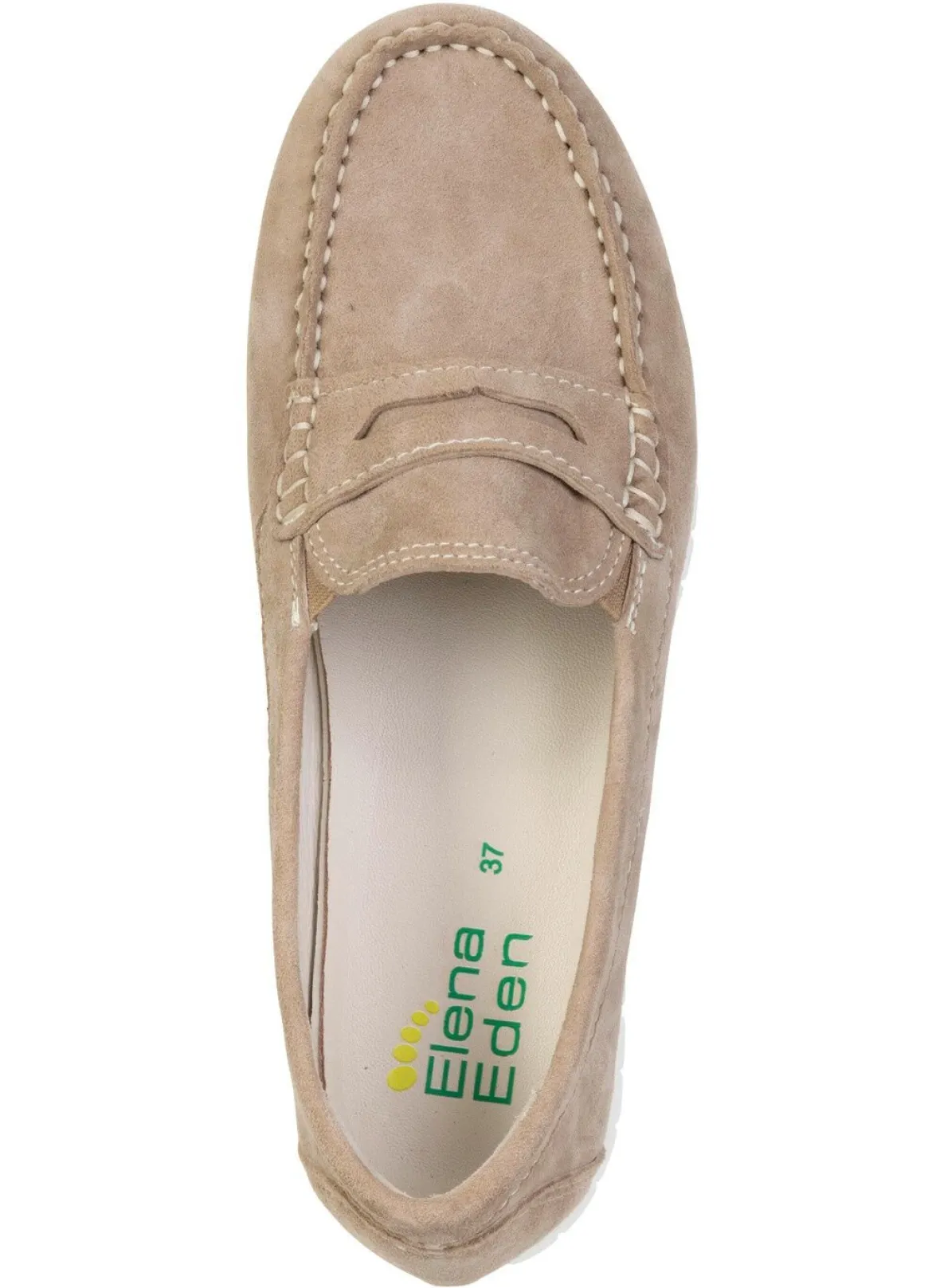 ELENA EDEN, klassische Damen-Slipper, Weite H, mit herausnehmbarem Fußbett