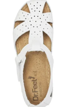 ELENA EDEN, klassische Damen-Sandalen, Weite H, mit Klettverschluss