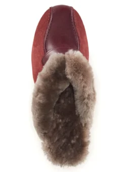 ELENA EDEN Pantoffel mit echtem Lammfellfutter