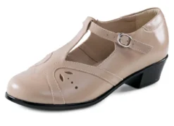 ELENA EDEN, schicke Damen-Pumps, Weite H, aus Leder