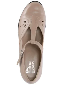 ELENA EDEN, schicke Damen-Pumps, Weite H, aus Leder