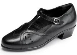 ELENA EDEN, schicke Damen-Pumps, Weite H, aus Leder