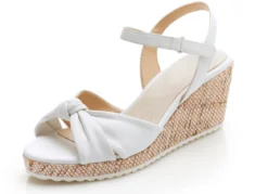 ELENA EDEN, schicke Damen-Sandaletten, Weite G, aus Leder