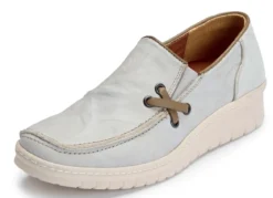 ELENA EDEN Slipper mit Knitterstruktur