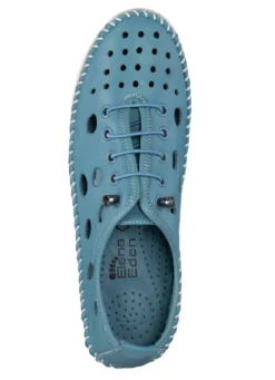 ELENA EDEN, sommerliche Damen-Slipper, Weite G, mit herausnehmbarem Fußbett