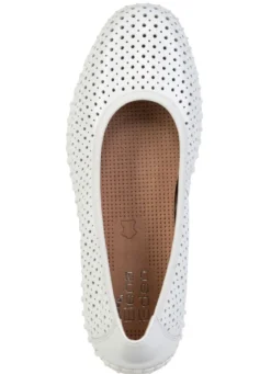 ELENA EDEN, sommerliche Damen-Ballerinas, Weite G, mit herausnehmbarem Fußbett