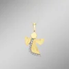 Engel-Anhänger aus Gold mit Zirkonia