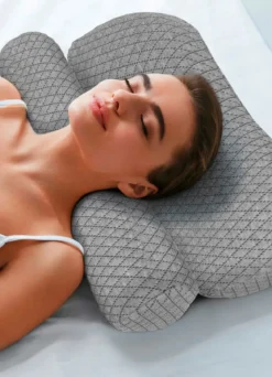 Ergonomisch geformtes Nackenstützkissen