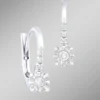 Exquisite Ohrringe mit 24 Brillanten