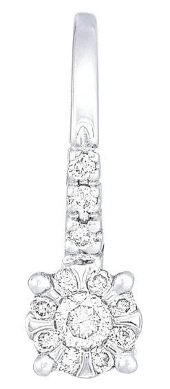 Exquisite Ohrringe mit 24 Brillanten