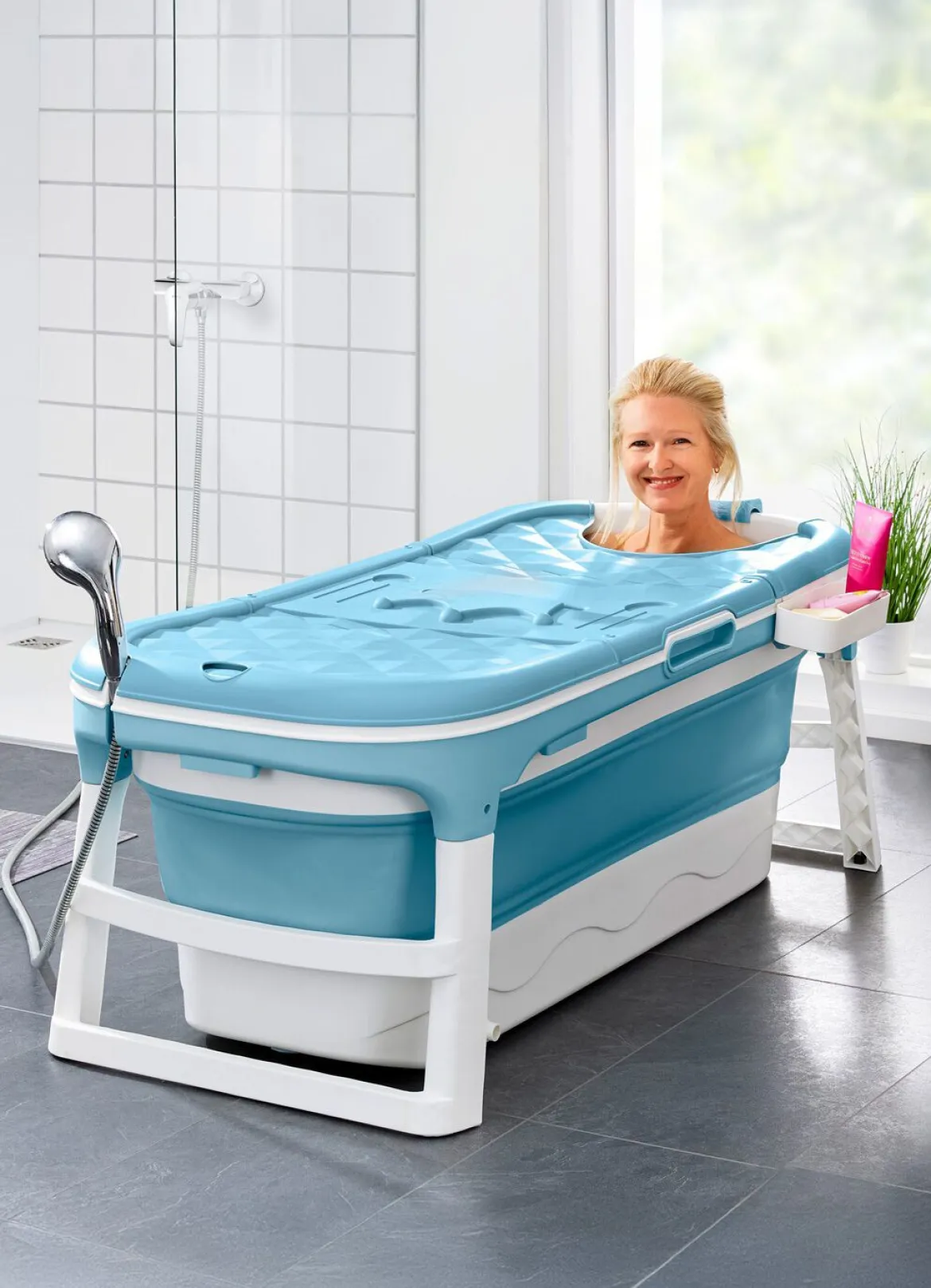 Faltbare Badewanne