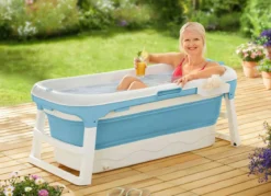 Faltbare Badewanne
