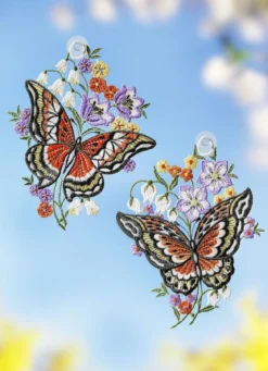 Fensterbild Schmetterlinge, 2er-Set