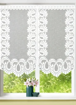 Fenster- oder Türbehang aus Jacquard