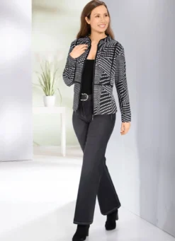 Flauschige Blusenjacke