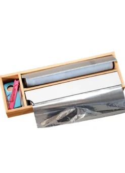 Folienspender aus Bambus