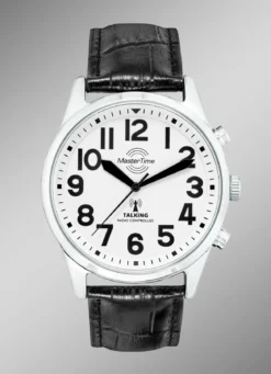Funk-Herrenuhr mit sprechender Zeitansage