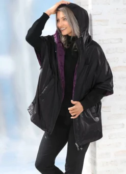Funktions-Wendecape im Oversized-Look