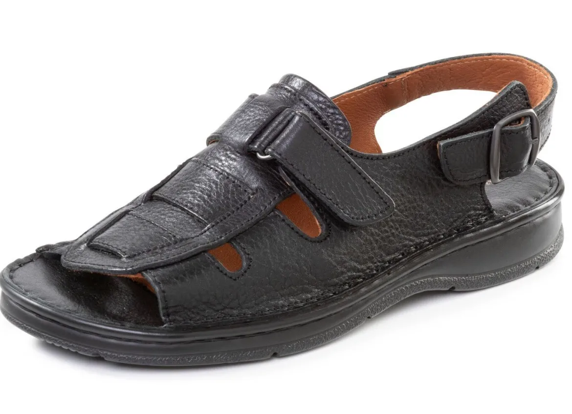 Gemini, klassische Herren-Sandalen, mit Klettverschluss