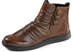 Gemini, modische Damen-Boots, Winterschuhe, Weite G, mite herausnehmbarem Fußbett