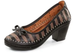 Gemini, modische Damen-Pumps, Weite G, aus Leder