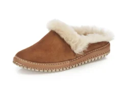 Gemini Pantoffel aus weichem, bestem Veloursleder