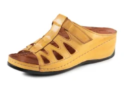 Gemini Pantolette aus teilweise schattiertem Rind-Nappaleder