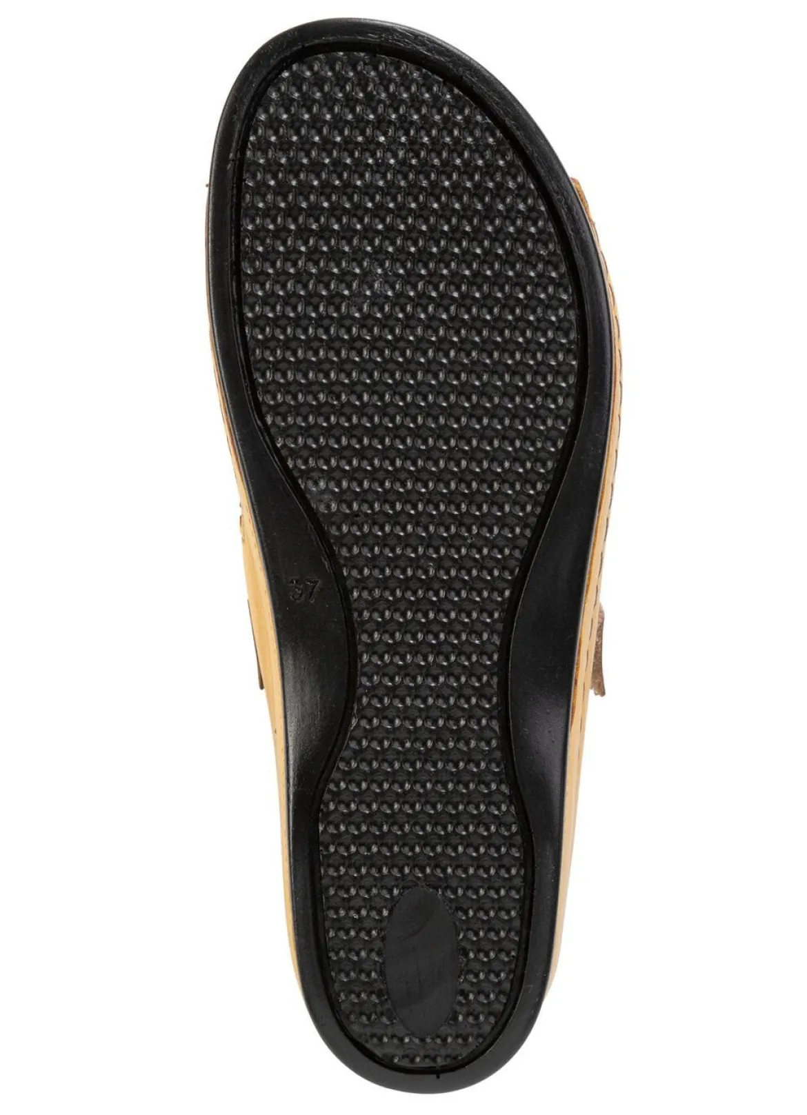 Gemini Pantolette aus teilweise schattiertem Rind-Nappaleder